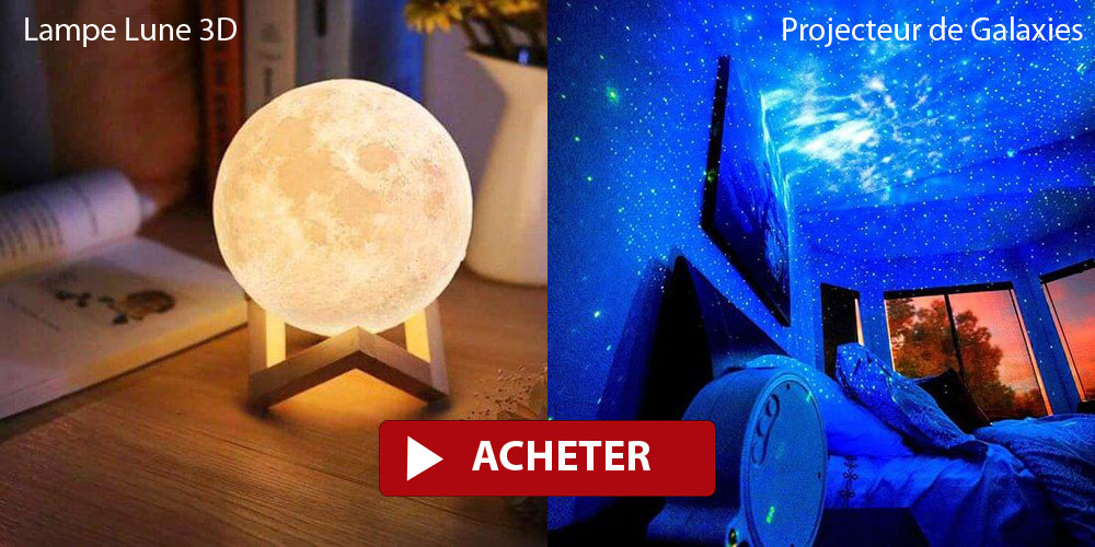 Moon lamp and galaxy projector